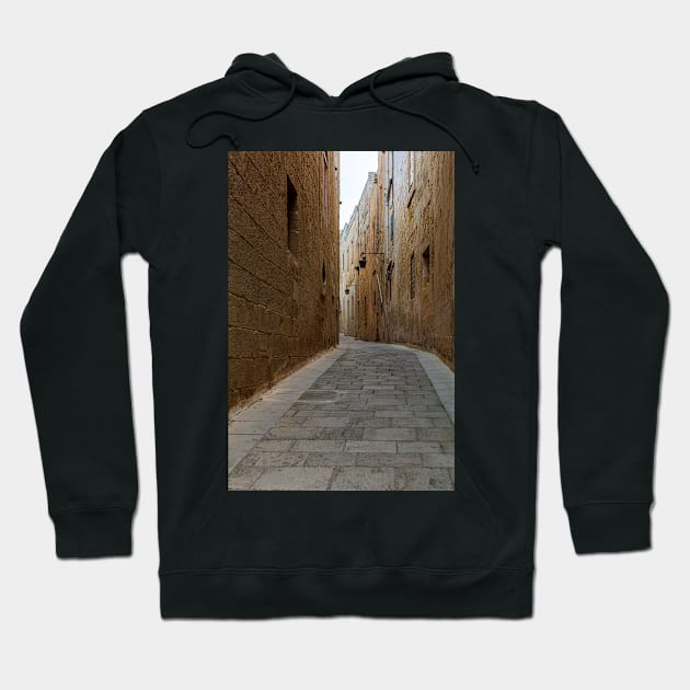 Typical Mdina street Hoodie by lena-maximova